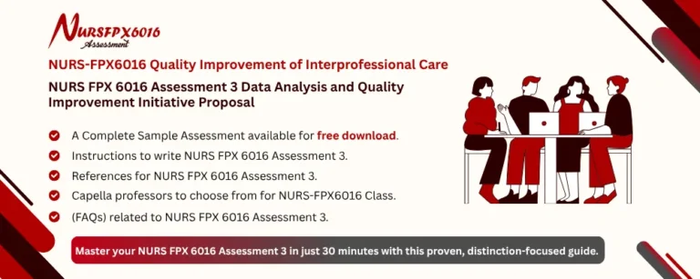 NURS FPX 6016 Assessment 3 Data Analysis and Quality Improvement Initiative Proposal